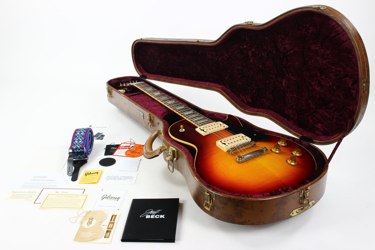 Gibson Custom Shop JEFF BECK 1959 Les Paul YARDBURST Murphy Lab Aged Historic Reissue Signature Model 59 R9 Standard