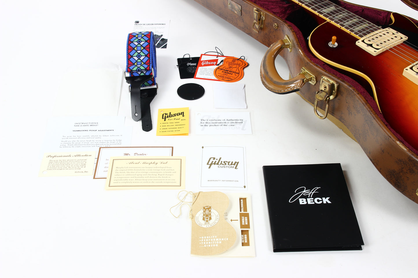 Gibson Custom Shop JEFF BECK 1959 Les Paul YARDBURST Murphy Lab Aged Historic Reissue Signature Model 59 R9 Standard