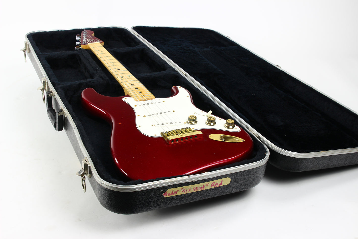 1980 Fender THE STRAT Candy Apple Red Matching Headstock Vintage Stratocaster Fender "The Strat" (1980 - 1983)
