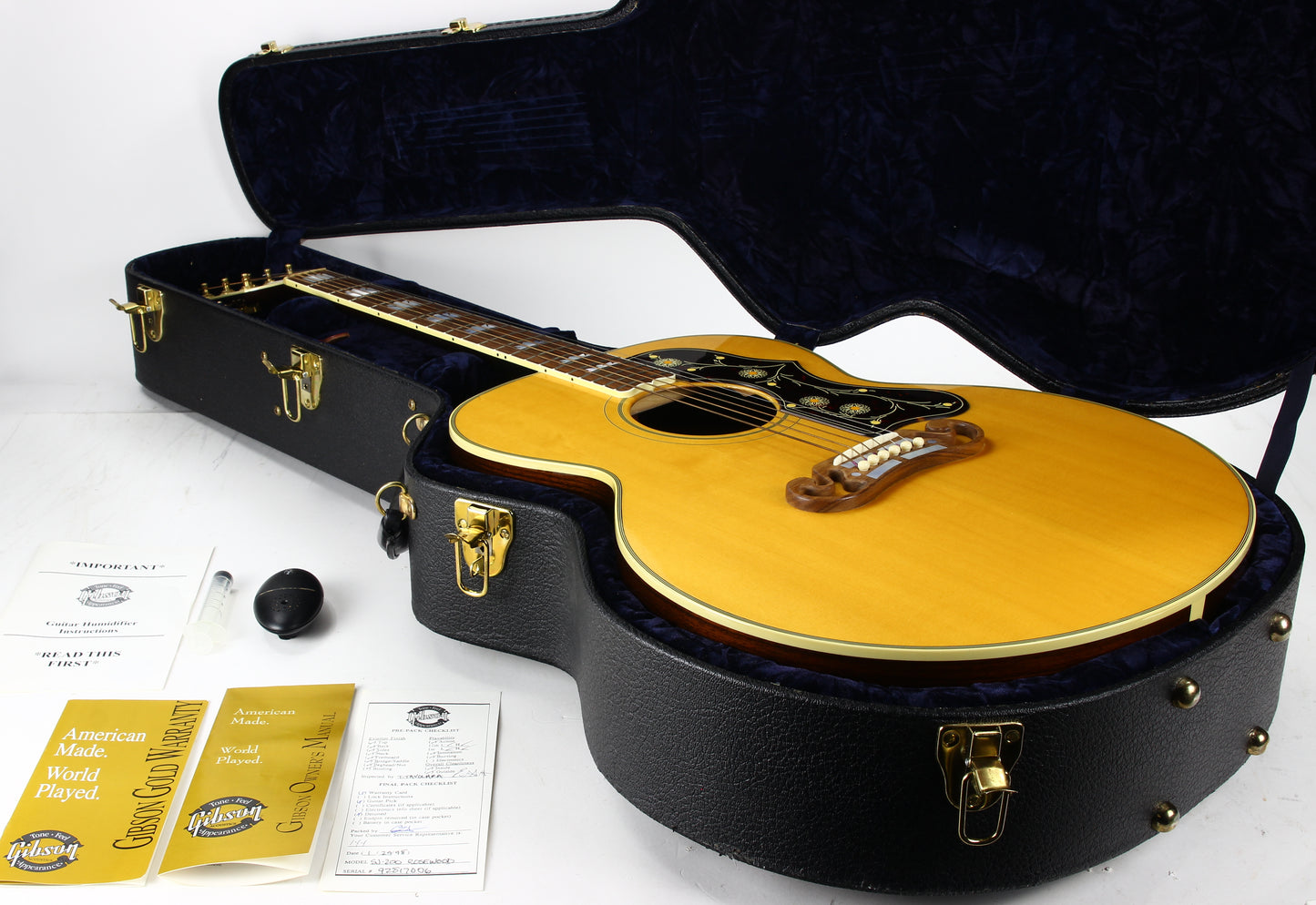 RARE 1997 Gibson Montana J-200 Custom Order Rosewood Jumbo Acoustic Guitar, Aging Toner | SJ-200 j200 sj200