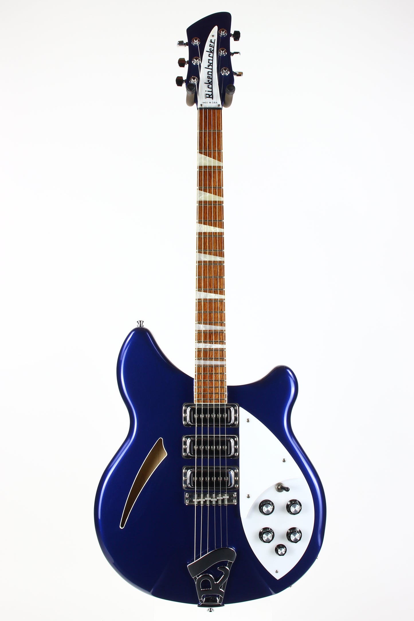 2008 Rickenbacker 370 Midnight Blue MB w Original Case 3 pickup 360