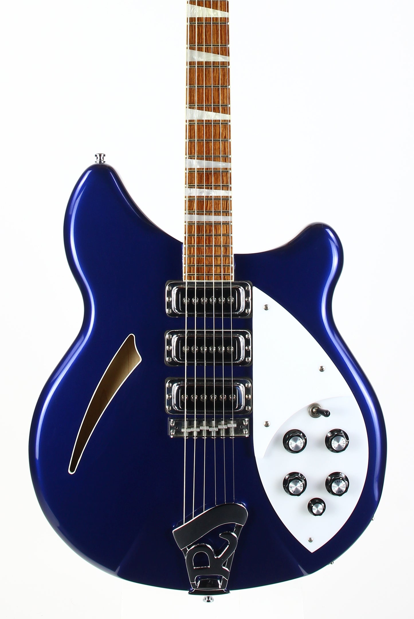 2008 Rickenbacker 370 Midnight Blue MB w Original Case 3 pickup 360