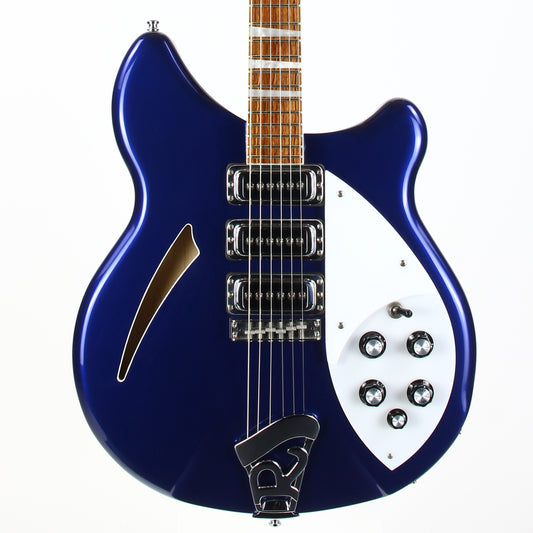 2008 Rickenbacker 370 Midnight Blue MB w Original Case 3 pickup 360