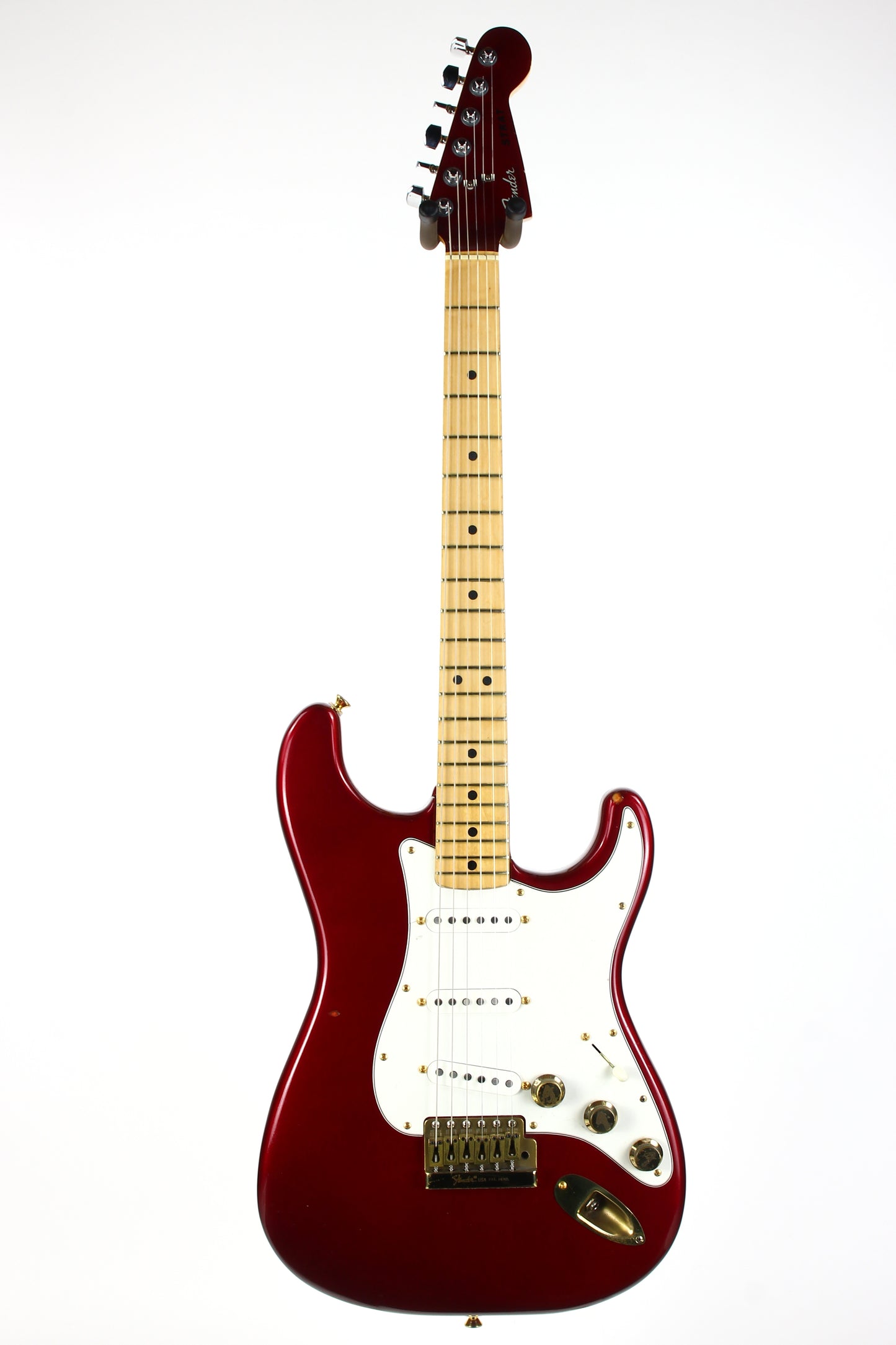1980 Fender THE STRAT Candy Apple Red Matching Headstock Vintage Stratocaster Fender "The Strat" (1980 - 1983)