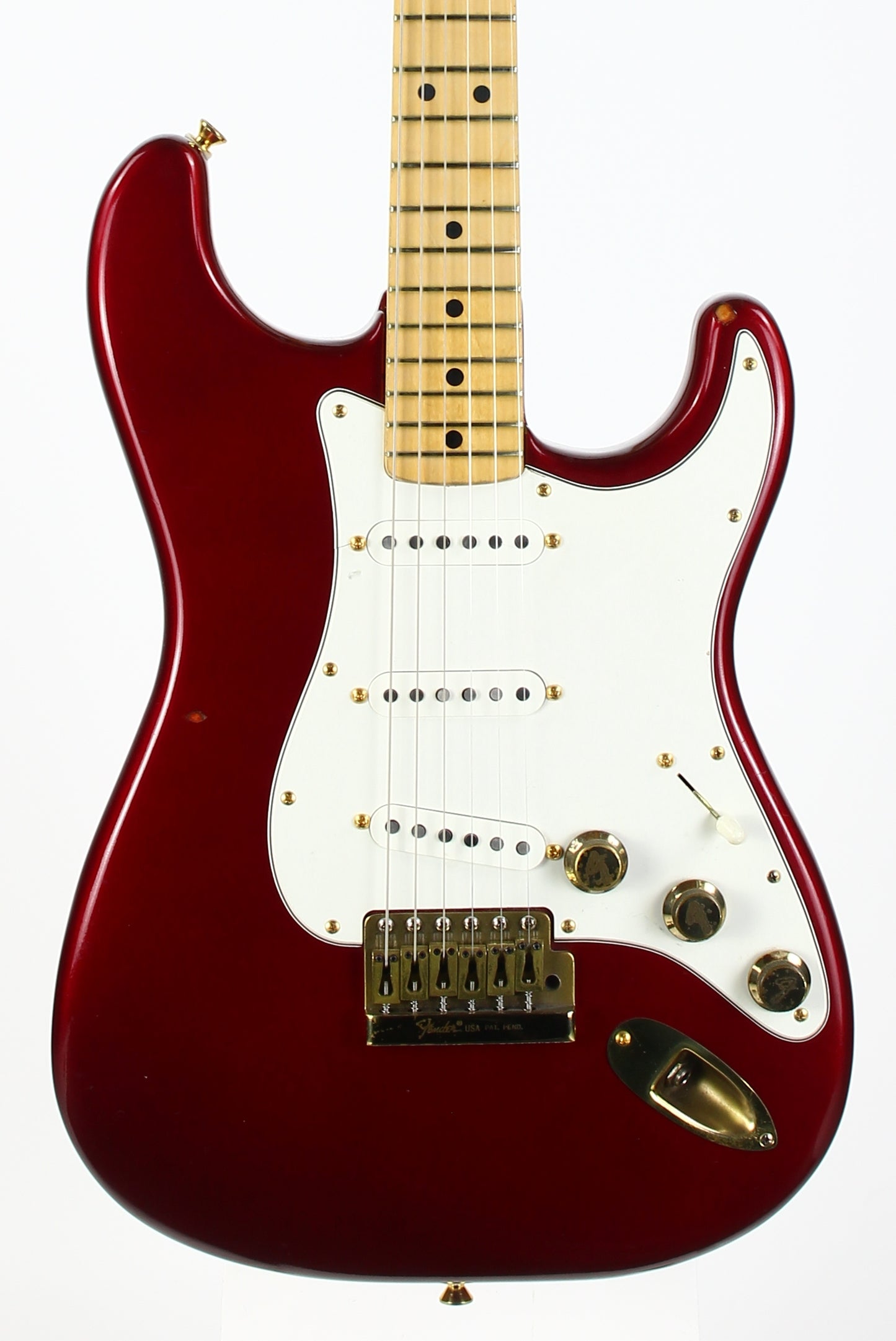 1980 Fender THE STRAT Candy Apple Red Matching Headstock Vintage Stratocaster Fender "The Strat" (1980 - 1983)