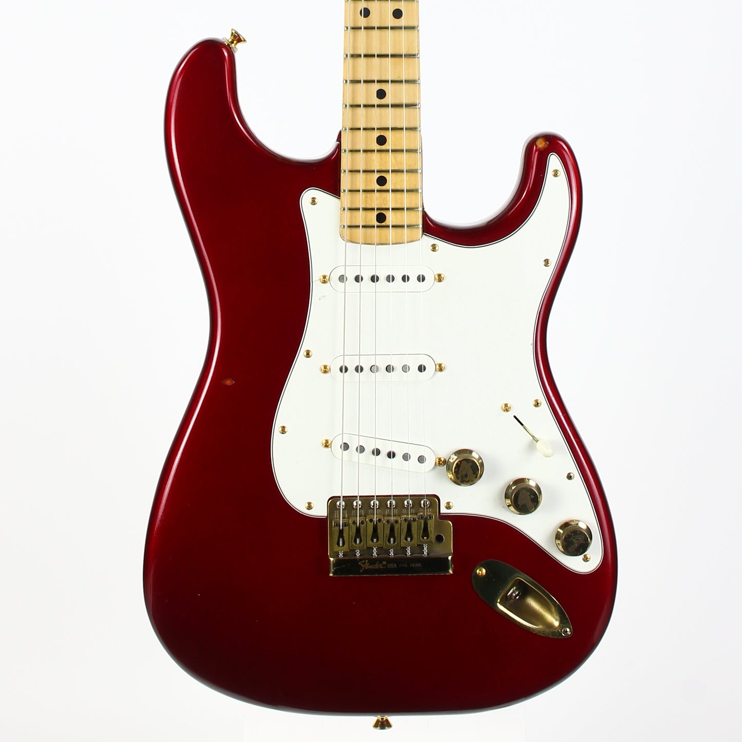 1980 Fender THE STRAT Candy Apple Red Matching Headstock Vintage Stratocaster 1980-1983