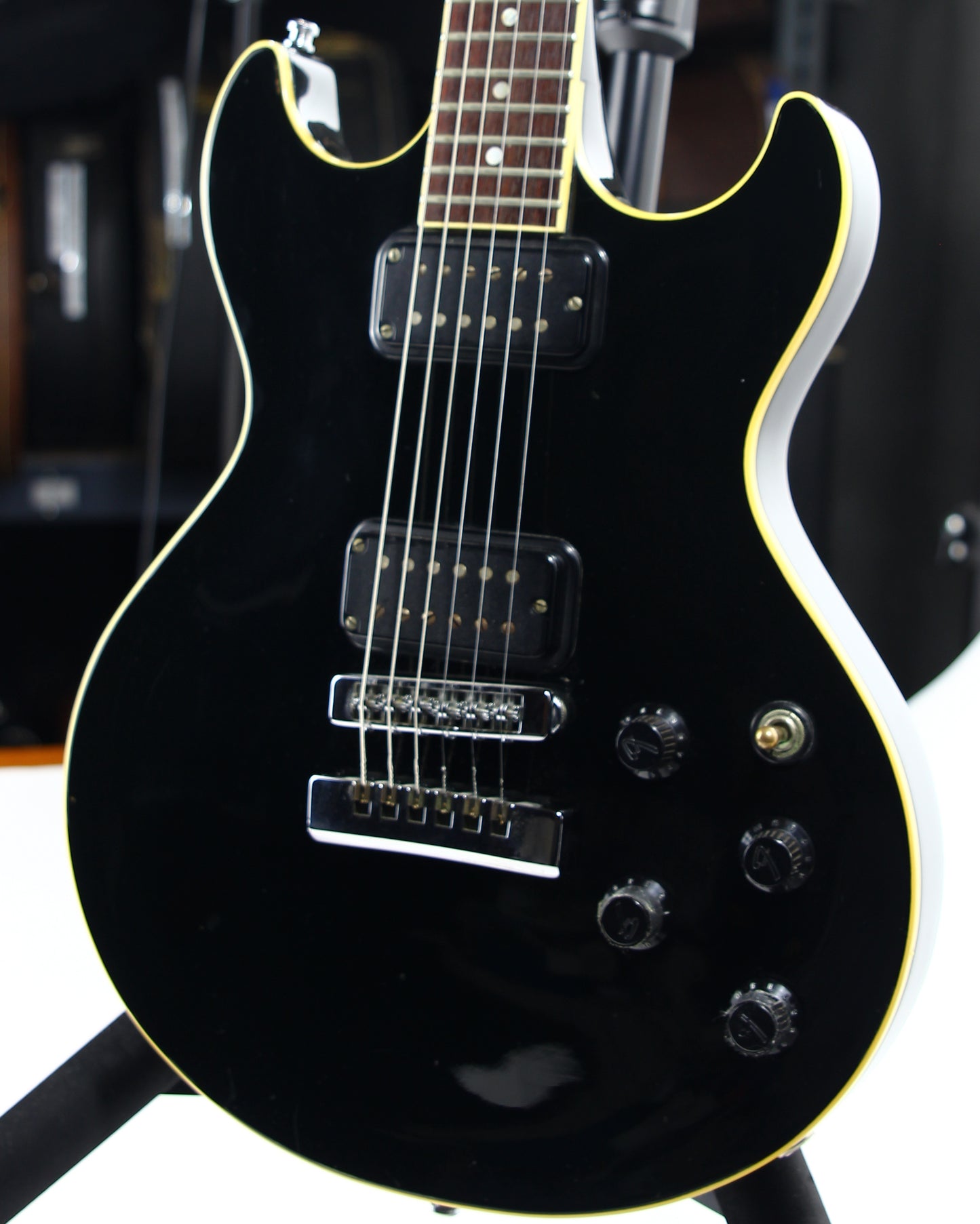 1984 Fender Japan Master Series Flame Standard Vintage Neck-Through! - MIJ, Black, Original Case, esprit, ultra, robben ford