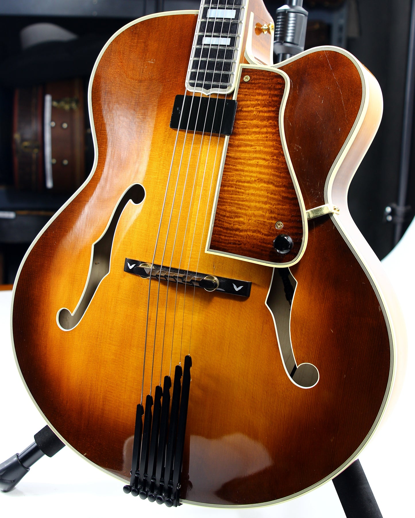 1994 Heritage Super Eagle ASB Antique Sunburst Jazz Archtop Electric Guitar -- Super 400, L-5, Floating Pickup!