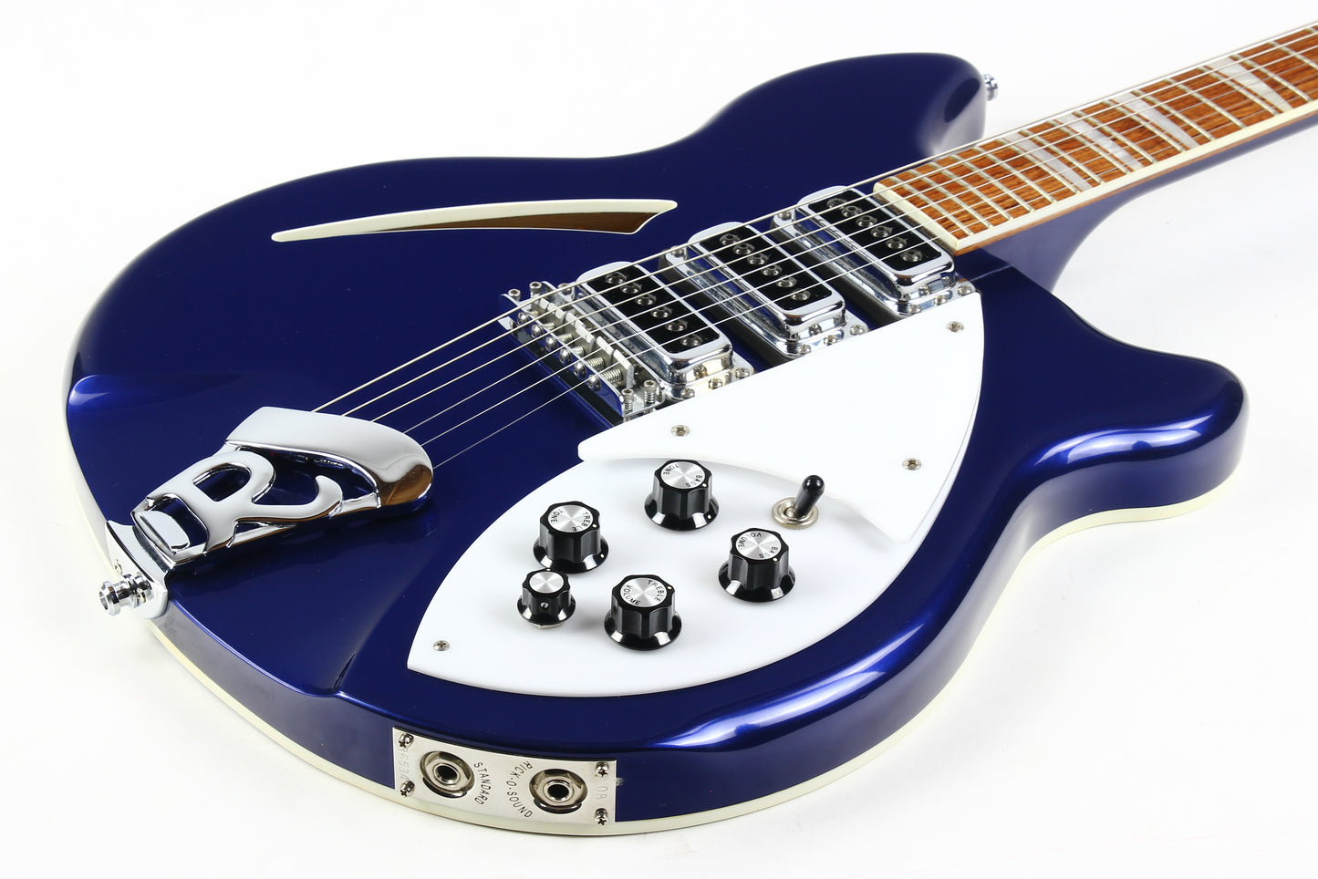 2008 Rickenbacker 370 Midnight Blue MB w Original Case 3 pickup 360