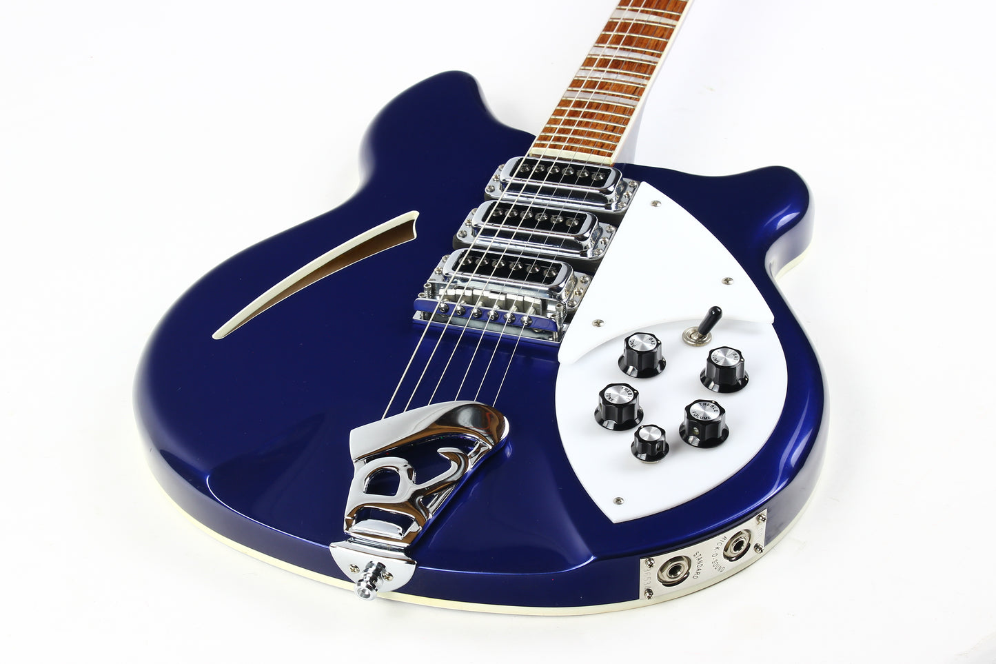 2008 Rickenbacker 370 Midnight Blue MB w Original Case 3 pickup 360