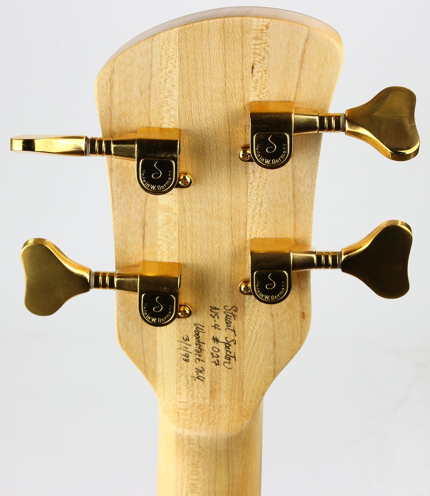 UNPLAYED! 1993 USA Stuart Spector Designs NS-4 Bass - SSD WOODSTOCK ERA, Neck-Through!