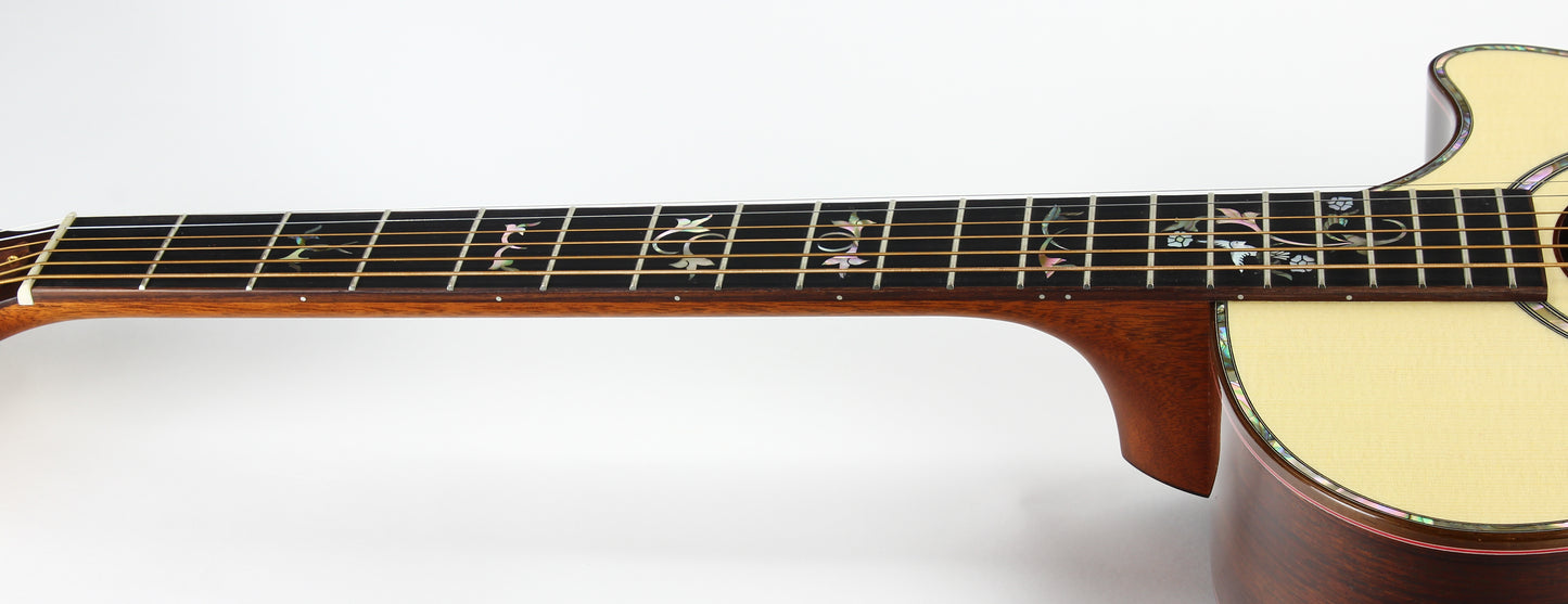 MINT! 1993 Taylor 912c Grand Concert Acoustic Guitar - CINDY INLAY, Engelmann Spruce, Ebony Fittings, Golden Era 1990's! 900 Series