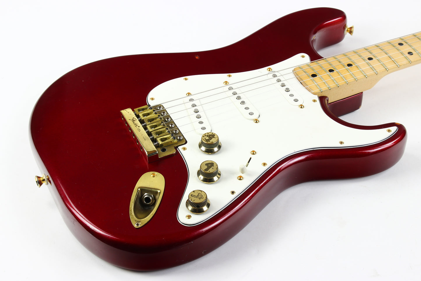 1980 Fender THE STRAT Candy Apple Red Matching Headstock Vintage Stratocaster Fender "The Strat" (1980 - 1983)
