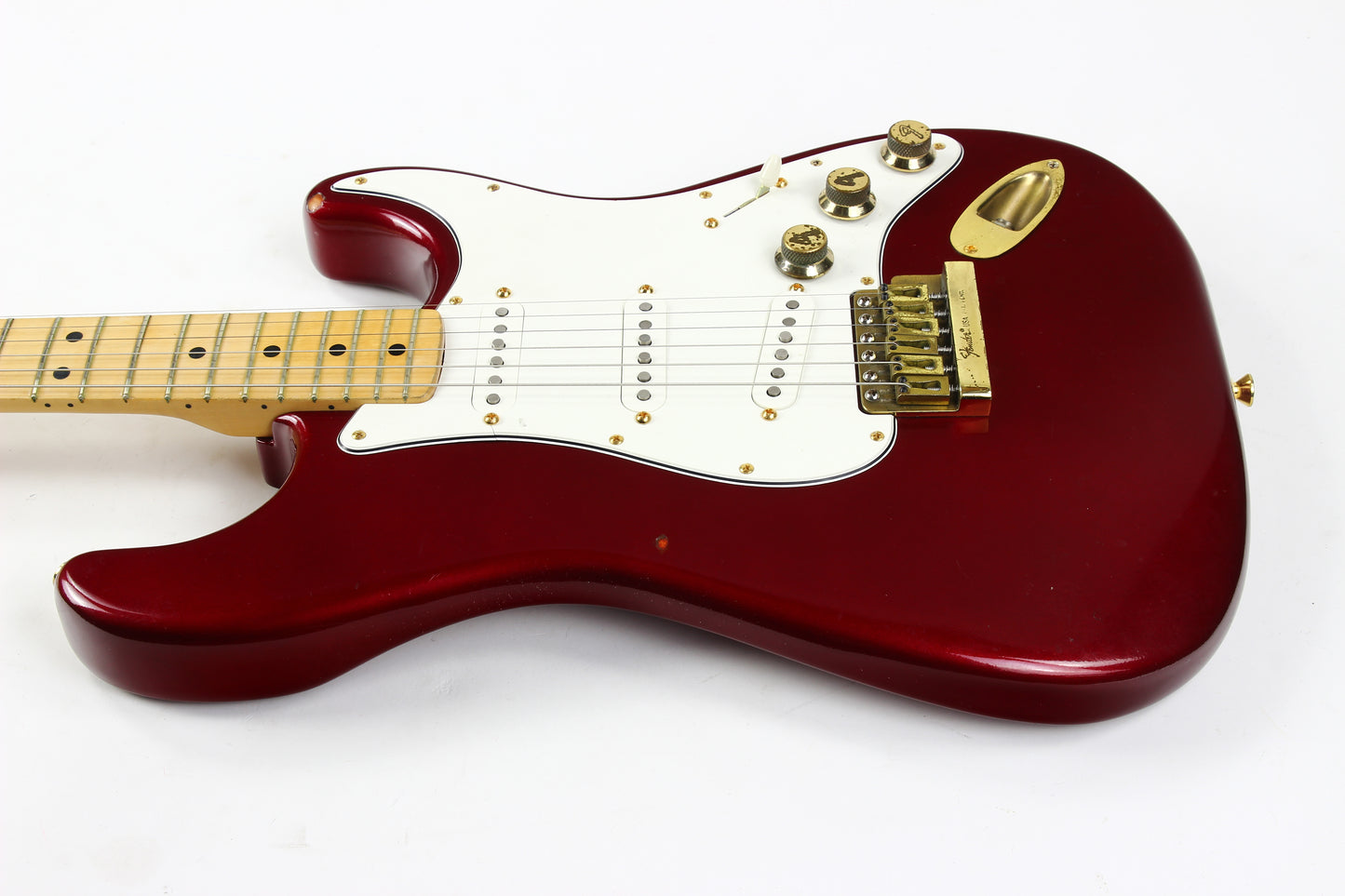 1980 Fender THE STRAT Candy Apple Red Matching Headstock Vintage Stratocaster Fender "The Strat" (1980 - 1983)