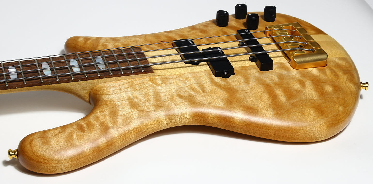 UNPLAYED! 1993 USA Stuart Spector Designs NS-4 Bass - SSD WOODSTOCK ERA, Neck-Through!
