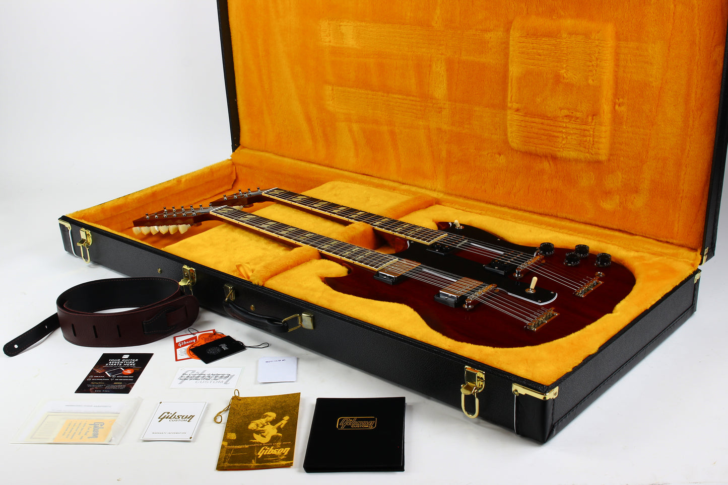 Gibson Custom Shop Jimmy Page 1969 EDS-1275 Double Neck Guitar Cherry Red