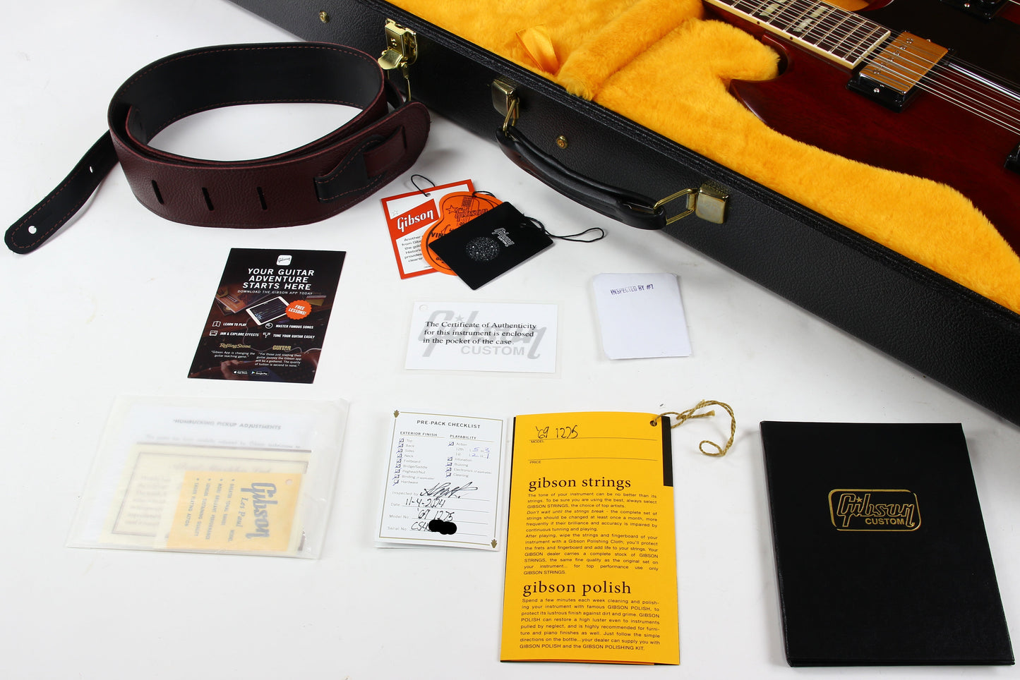 Gibson Custom Shop Jimmy Page 1969 EDS-1275 Double Neck Guitar Cherry Red