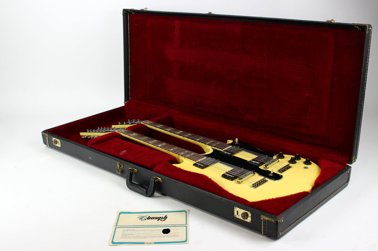 1978 Gibson EDS-1275 Double Neck Alpine White w Original Case & Tag | 100% Original Vintage Doubleneck!