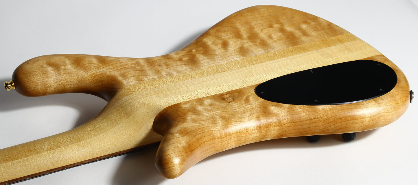 UNPLAYED! 1993 USA Stuart Spector Designs NS-4 Bass - SSD WOODSTOCK ERA, Neck-Through!