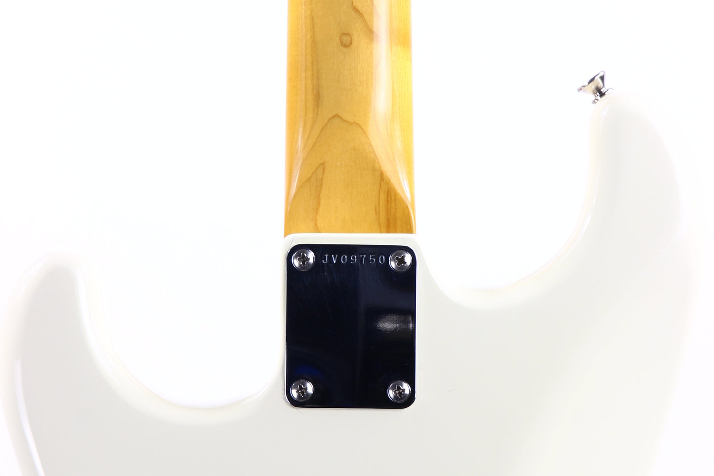 1982 Fender JV Japan ST62-65 '62 Stratocaster Vintage Reissue Olympic White - USA Fullerton RED-BOTTOM Pickups, MIJ