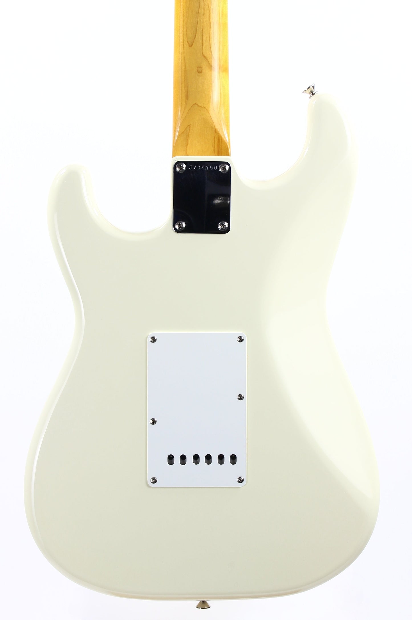1982 Fender JV Japan ST62-65 '62 Stratocaster Vintage Reissue Olympic White - USA Fullerton RED-BOTTOM Pickups, MIJ