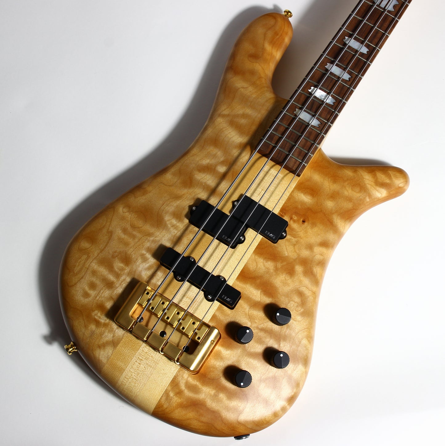 UNPLAYED! 1993 USA Stuart Spector Designs NS-4 Bass - SSD WOODSTOCK ERA, Neck-Through!