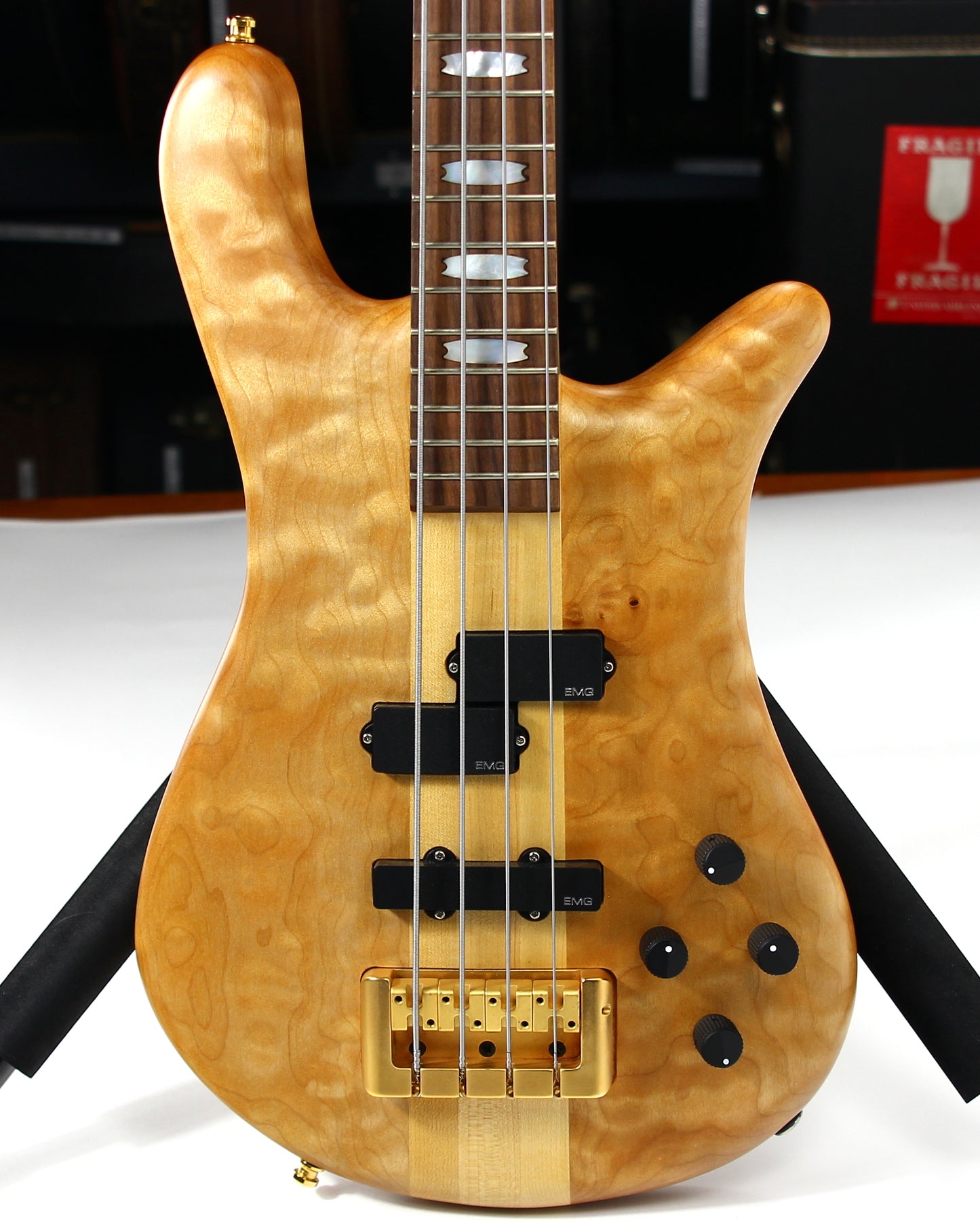 UNPLAYED! 1993 USA Stuart Spector Designs NS-4 Bass - SSD WOODSTOCK ERA, Neck-Through!