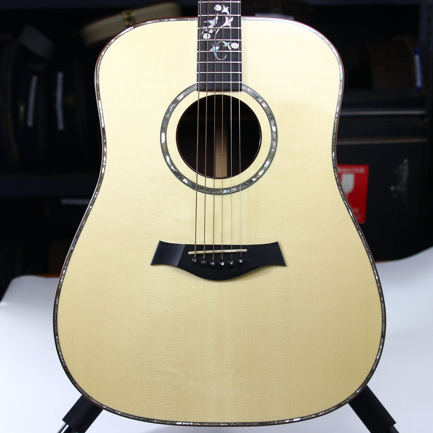 UNPLAYED! 1993 Taylor 910 Dreadnought - CINDY INLAY, Engelmann Spruce, Ebony Fittings, Golden Era 1990's! 900 Series