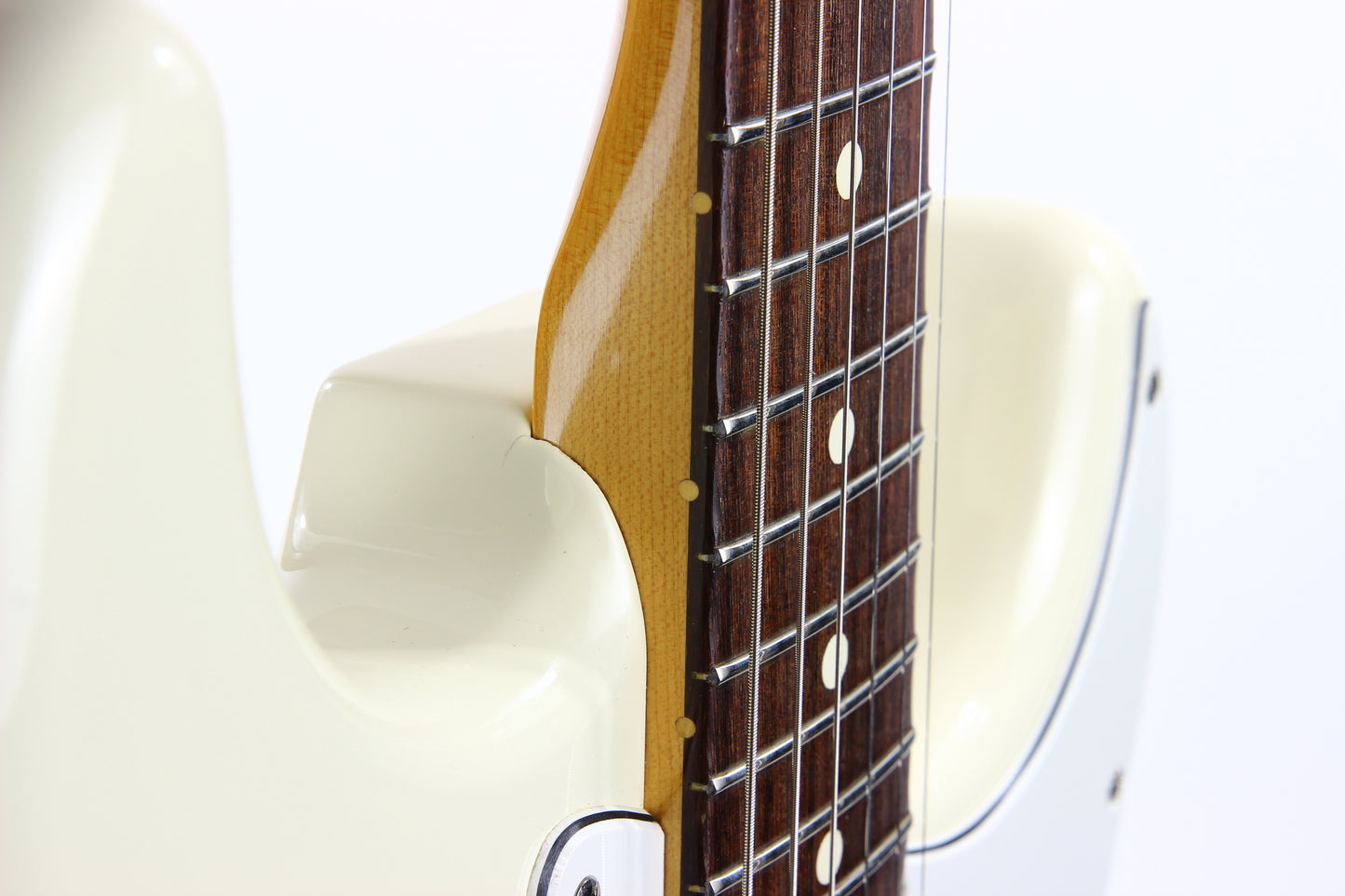 1982 Fender JV Japan ST62-65 '62 Stratocaster Vintage Reissue Olympic White - USA Fullerton RED-BOTTOM Pickups, MIJ