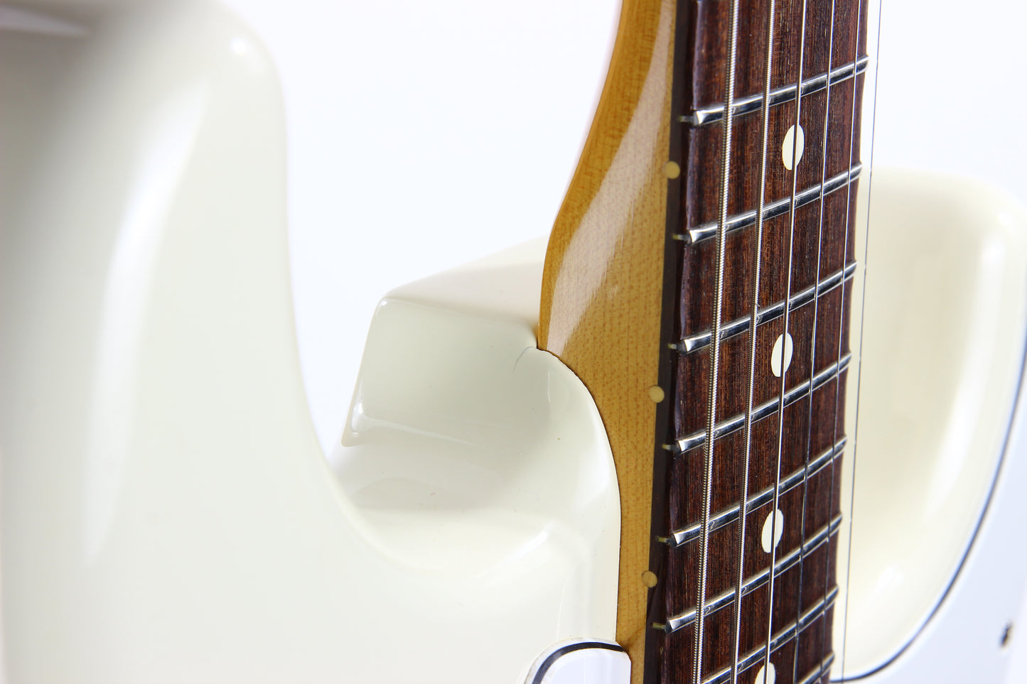 1982 Fender JV Japan ST62-65 '62 Stratocaster Vintage Reissue Olympic White - USA Fullerton RED-BOTTOM Pickups, MIJ