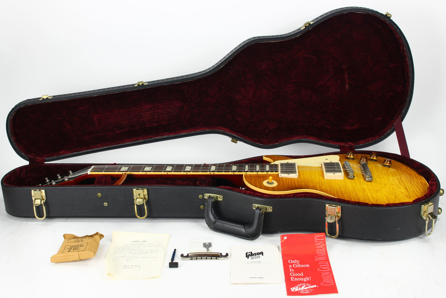 1998 Gibson '58 Les Paul Standard Historic Reissue Flametop! 1958 R8 1959 R9 Custom Shop - YAMANO! Good-Wood Era!