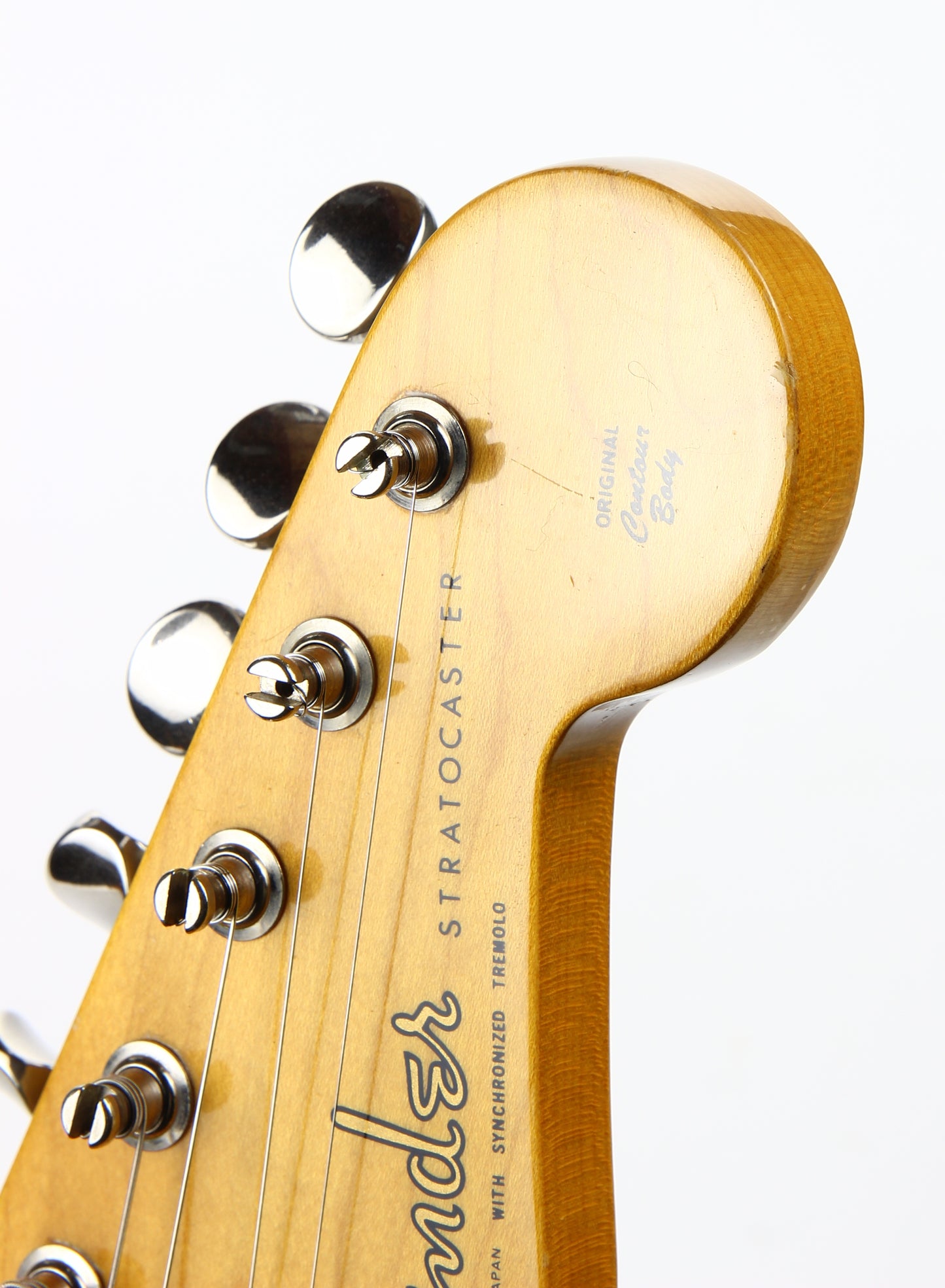 1982 Fender JV Japan ST62-65 '62 Stratocaster Vintage Reissue Olympic White - USA Fullerton RED-BOTTOM Pickups, MIJ