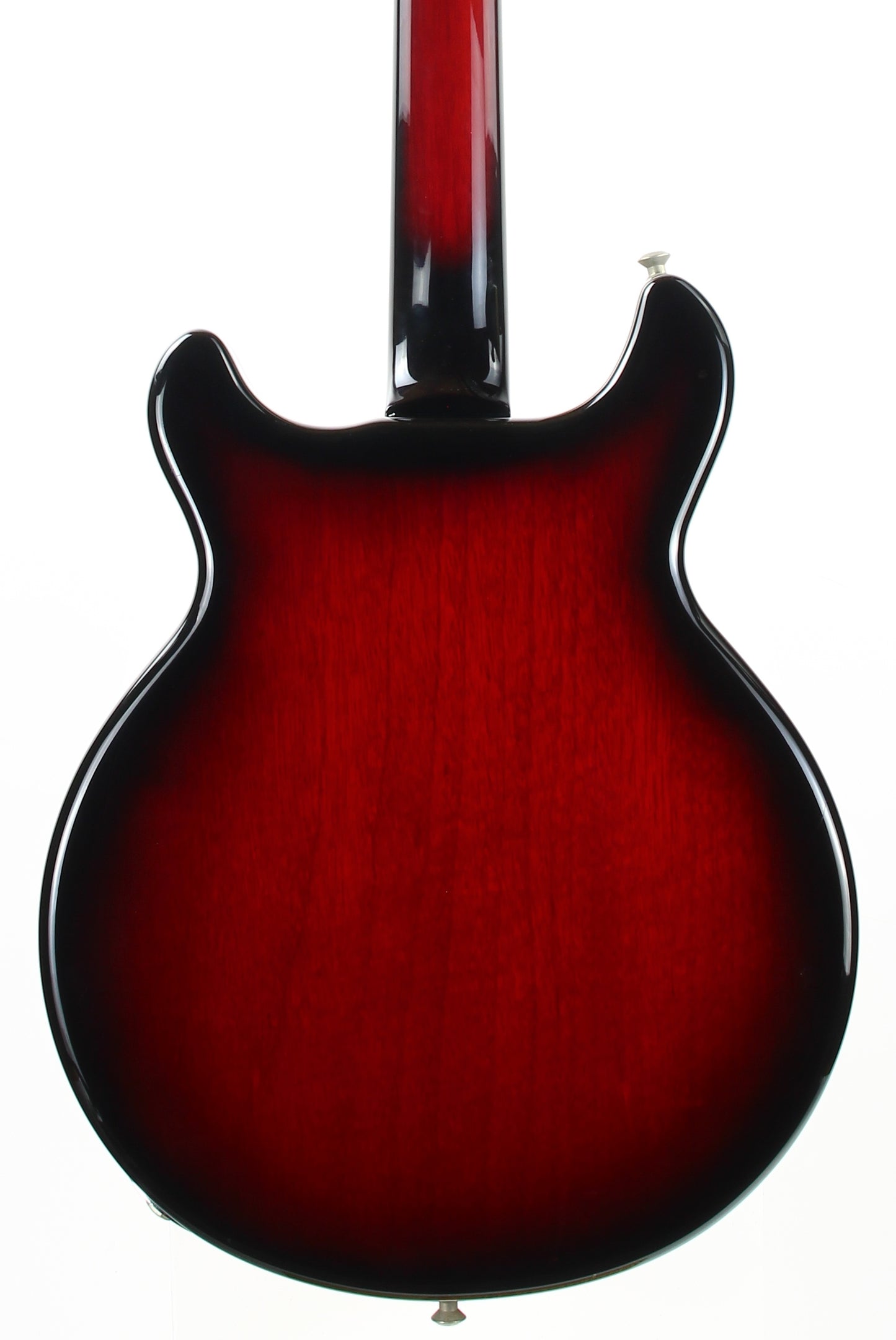 CLEAN! 2000 Hamer USA Newport Pro Black Cherry Burst - Solid Carved Spruce Top, Hollowbody Guitar!