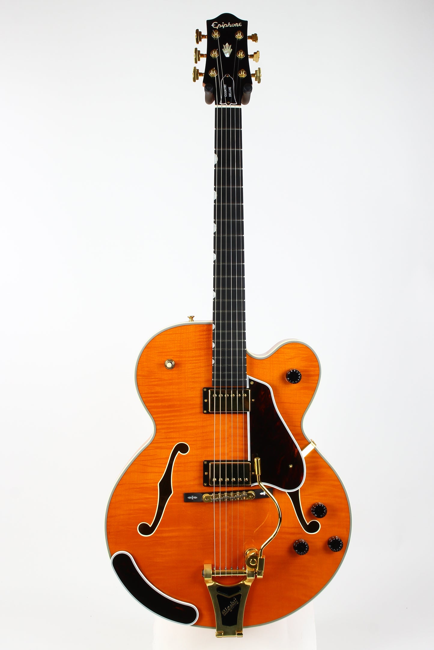 2008 Epiphone Japan Elitist Country Deluxe Sunrise Orange MIJ Made in Japan