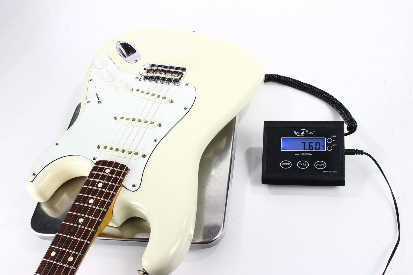1982 Fender JV Japan ST62-65 '62 Stratocaster Vintage Reissue Olympic White - USA Fullerton RED-BOTTOM Pickups, MIJ