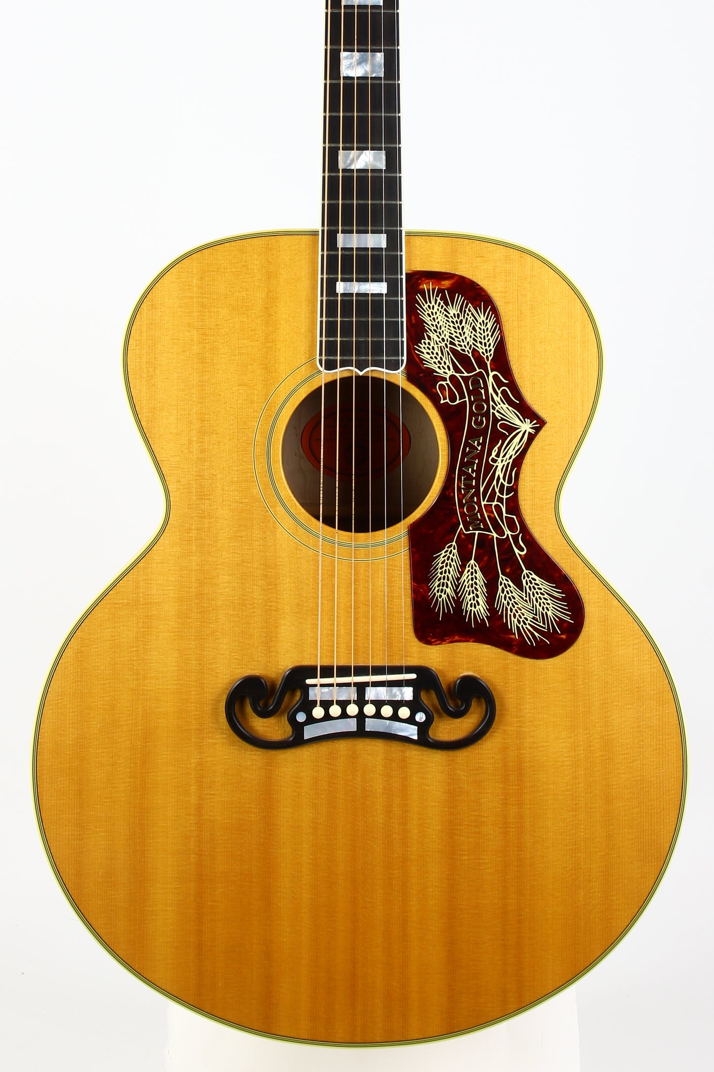 2005 Gibson Custom Shop Montana Gold J-200 w Original Case Jumbo Flattop!
