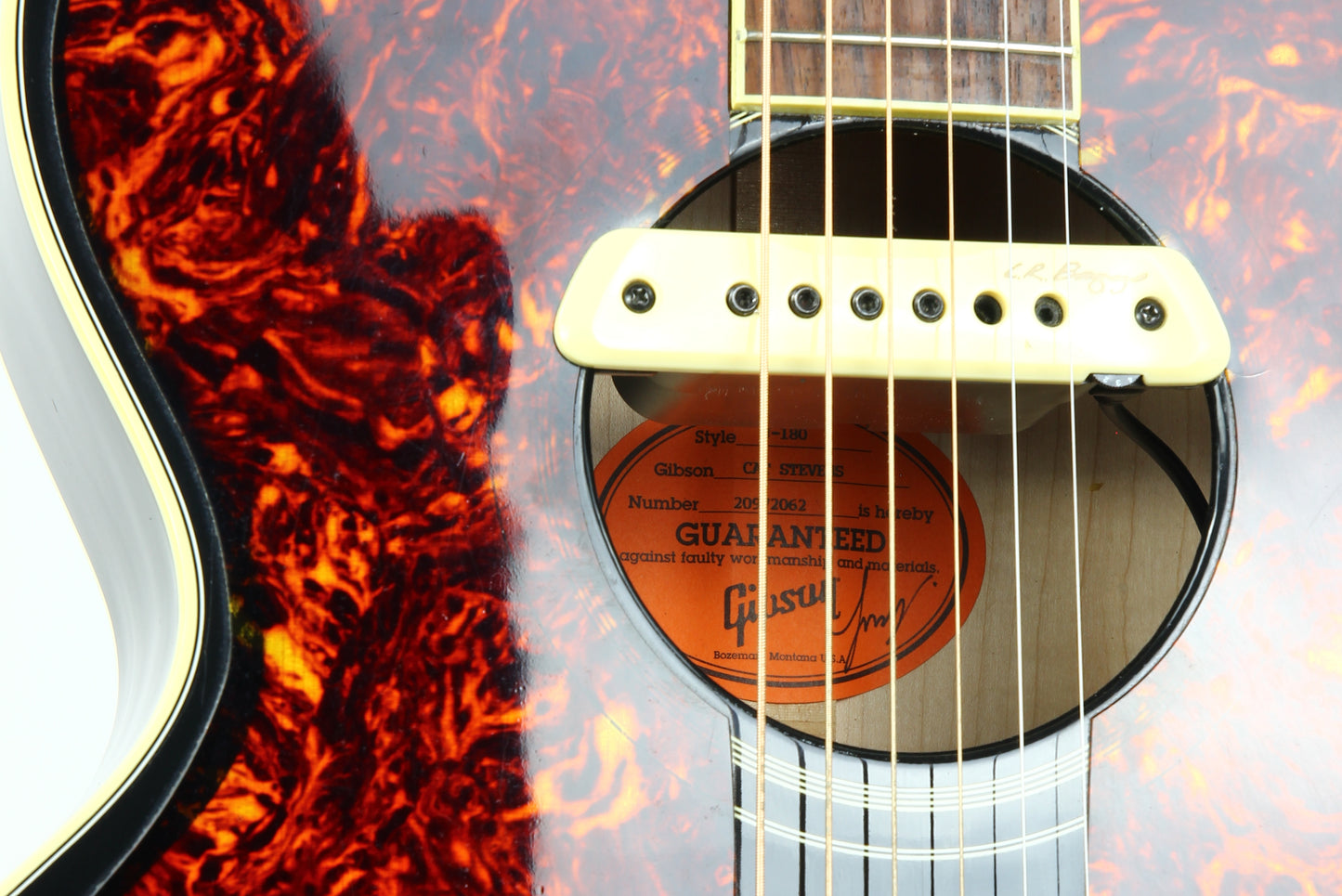 Gibson Custom Shop CAT STEVENS J-180 Collectors Edition Signature Model Acoustic Guitar Everly Brothers