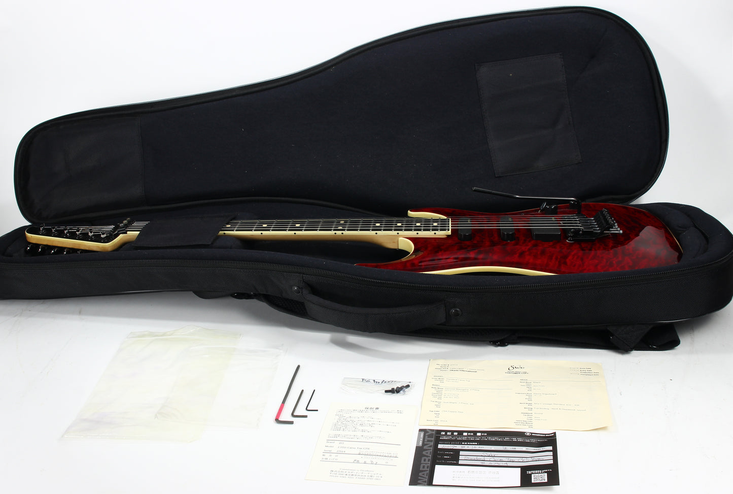 2015 Suhr USA J-Select Limited Edition Standard Carve Top FLOYD ROSE - EMG's, Chili Pepper Red Quilt Top, Mark Knopfler super strat
