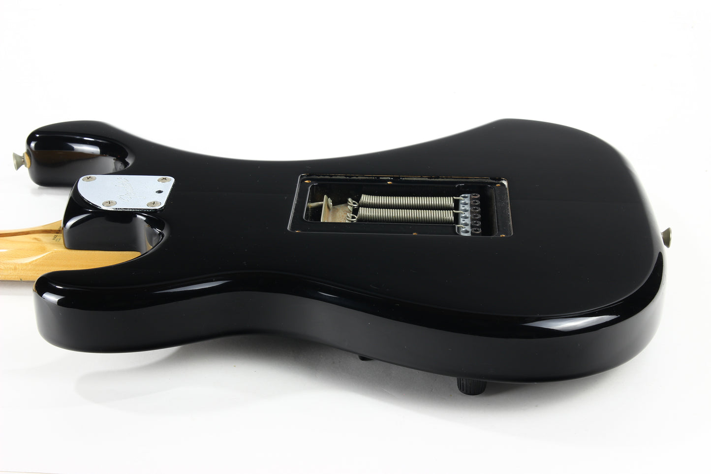 1989 Fender Japan Medium Scale Stratocaster STM-60 HSS Super Strat - Black, MIJ, Sculpted Heel ala ultra pro