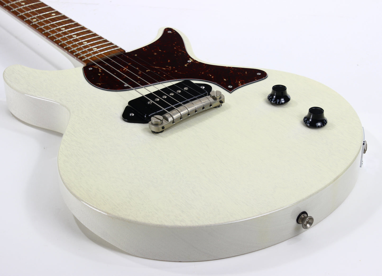 2011 Collings 290 DC S Vintage White w/ Tortoise Pickguard - 1 P90, Junior-Type, Ameritage Case