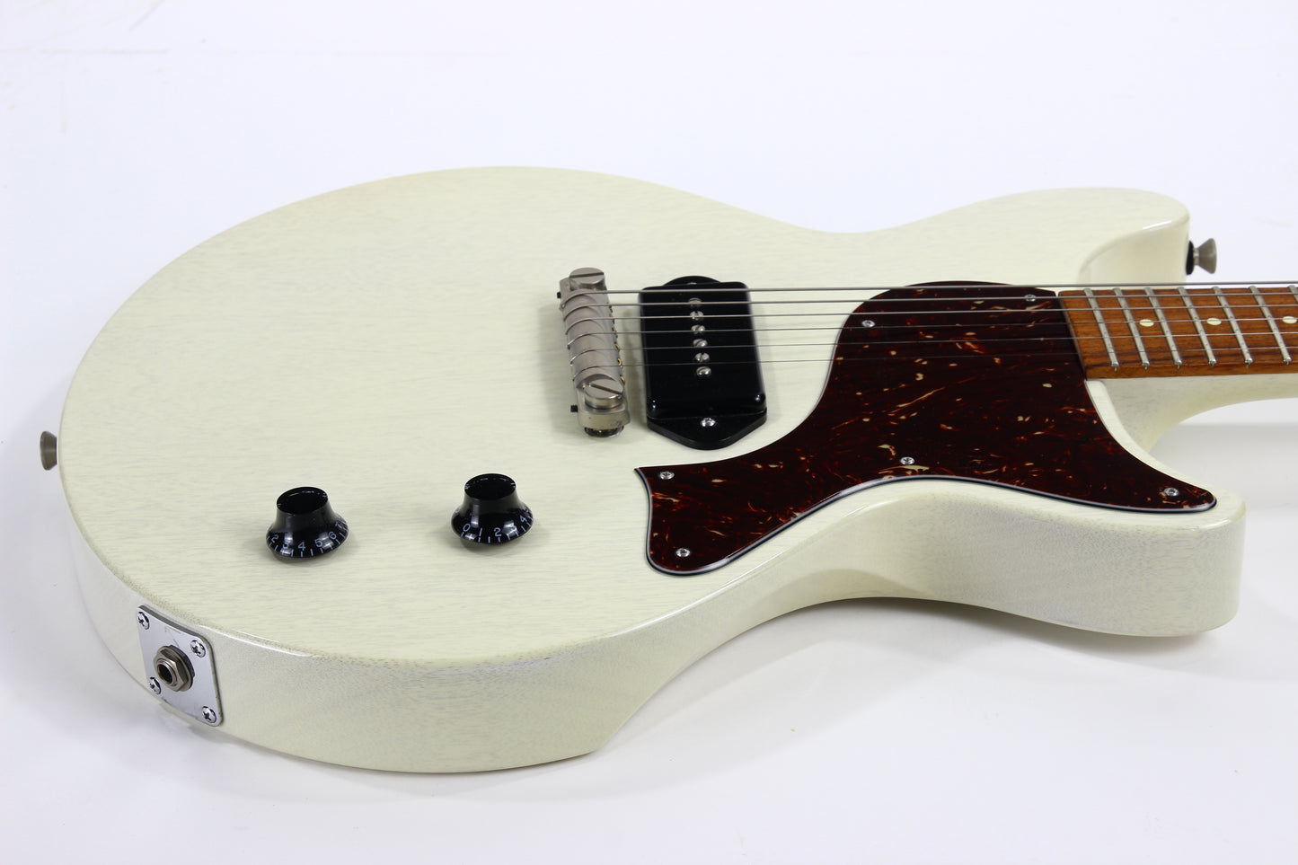 2011 Collings 290 DC S Vintage White w/ Tortoise Pickguard - 1 P90, Junior-Type, Ameritage Case