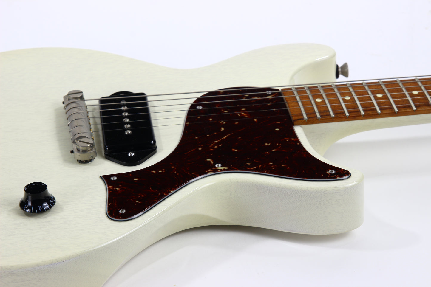 2011 Collings 290 DC S Vintage White w/ Tortoise Pickguard - 1 P90, Junior-Type, Ameritage Case
