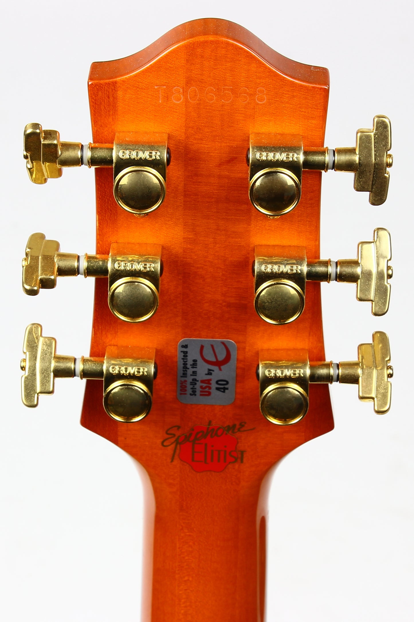 2008 Epiphone Japan Elitist Country Deluxe Sunrise Orange MIJ Made in Japan