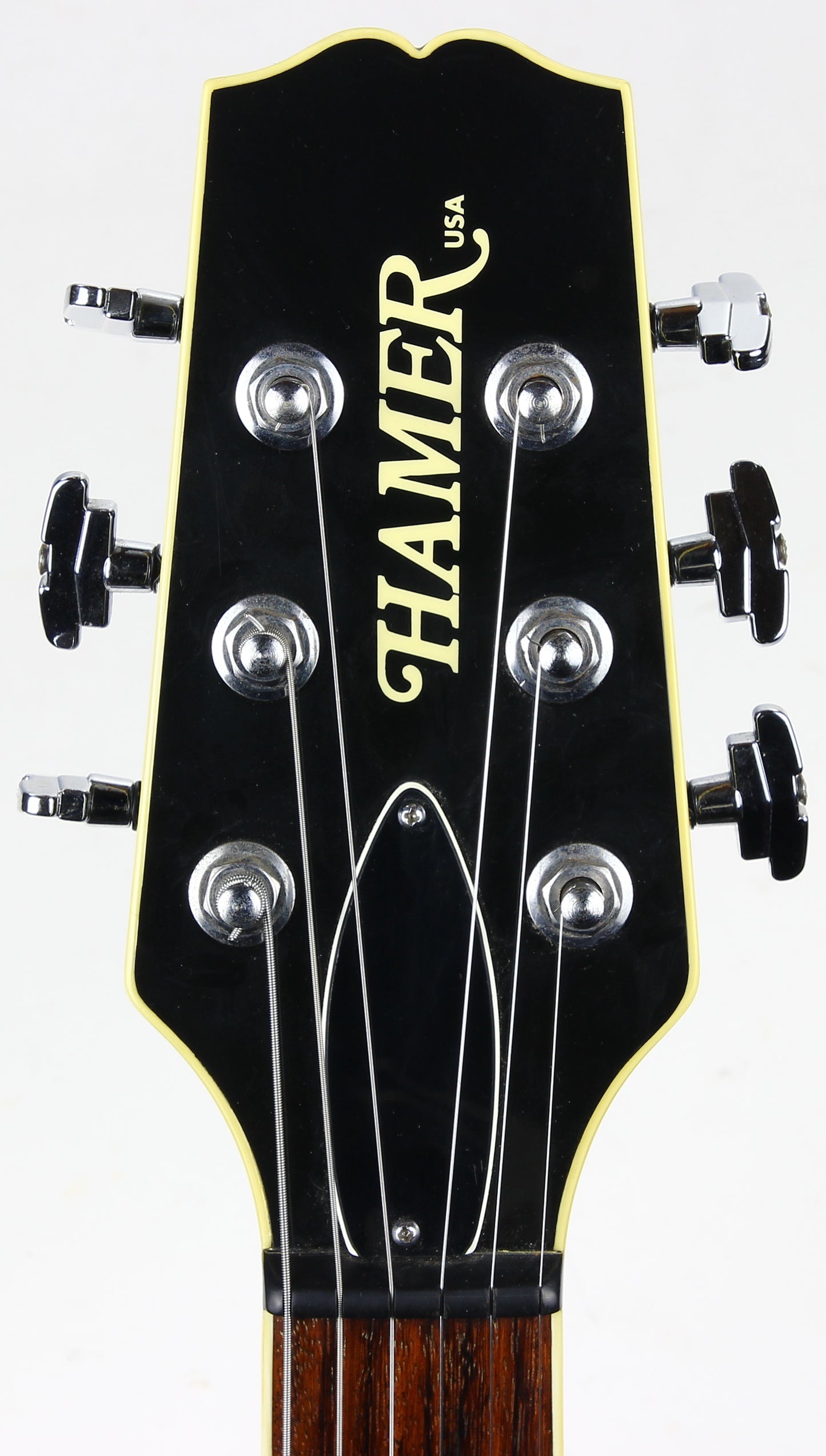 CLEAN! 2000 Hamer USA Newport Pro Black Cherry Burst - Solid Carved Spruce Top, Hollowbody Guitar!