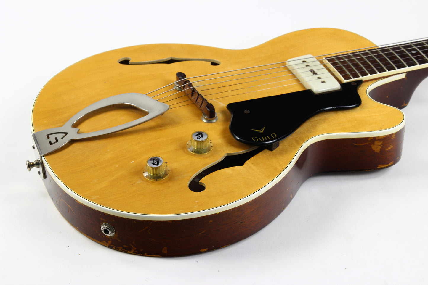1961 Guild M-65 Freshman Natural Rare FULL SIZE MODEL! w Original Case not 3/4