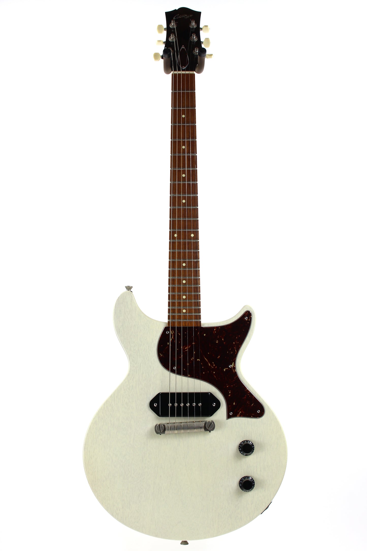 2011 Collings 290 DC S Vintage White w/ Tortoise Pickguard - 1 P90, Junior-Type, Ameritage Case