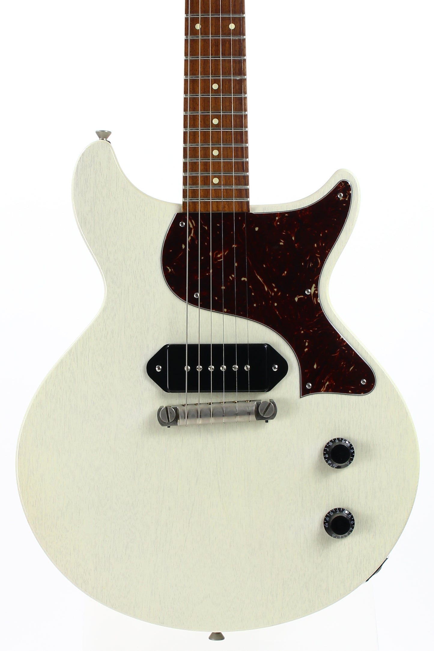 2011 Collings 290 DC S Vintage White w/ Tortoise Pickguard - 1 P90, Junior-Type, Ameritage Case