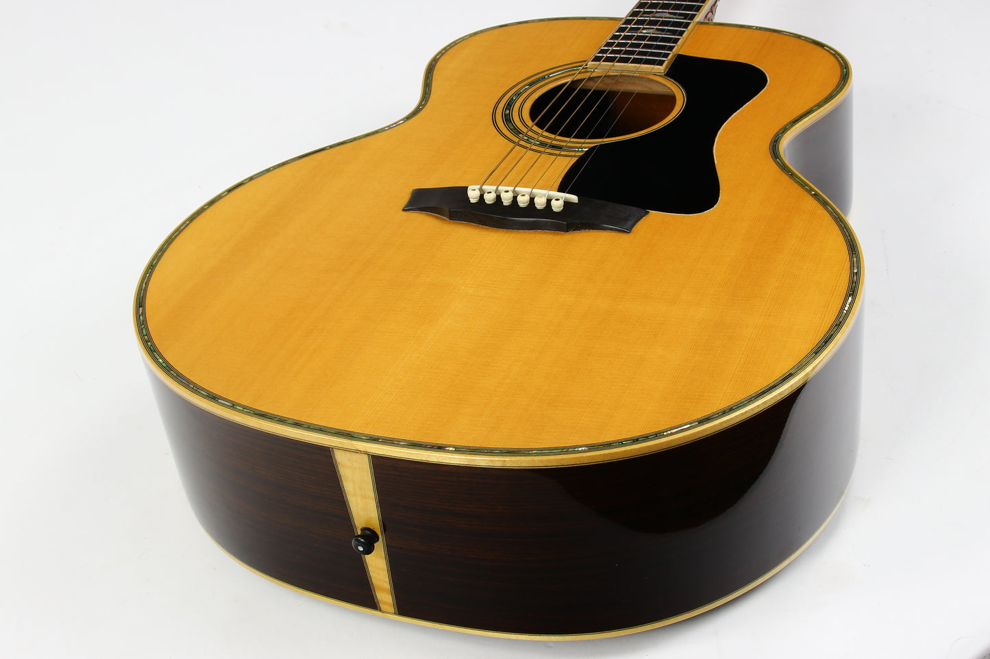 1992 Guild JF-100 NT CRV Carved Heel, Abalone, Jumbo Folk Body w Original Case & Tag!