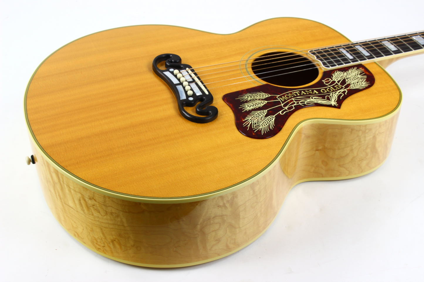2005 Gibson Custom Shop Montana Gold J-200 w Original Case Jumbo Flattop!