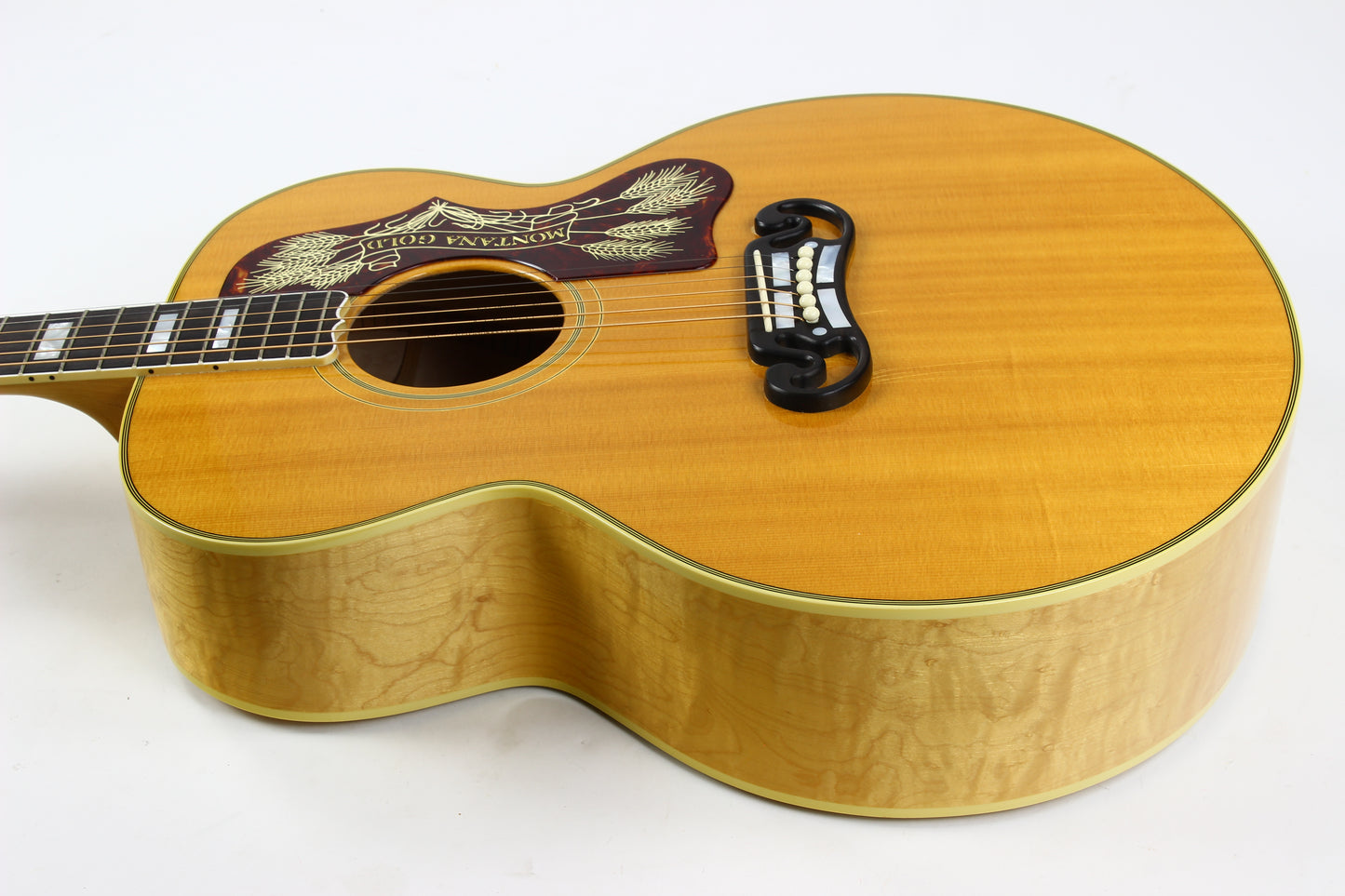 2005 Gibson Custom Shop Montana Gold J-200 w Original Case Jumbo Flattop!